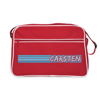 Style Carsten - Retro Bag - red/white - Front