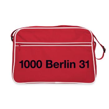 Berlin 31 Wilmersdorf - Sac Retro - rouge/blanc - Devant
