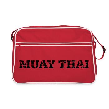 Muay Thai - Retro Bag - red/white - Front