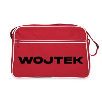 WOJTEK - Sac Retro - rouge/blanc - Devant