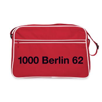Berlin 62 Schöneberg - Sac Retro - rouge/blanc - Devant