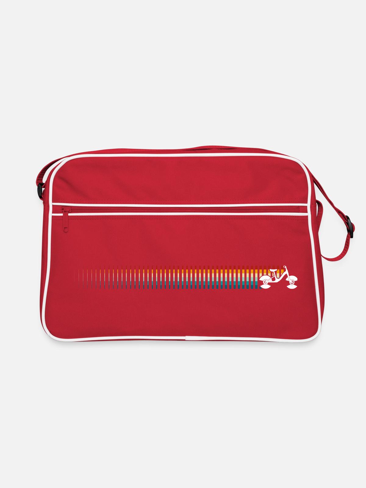 Silhouette Horizon Rayé - Sac Retro - rouge/blanc - Devant