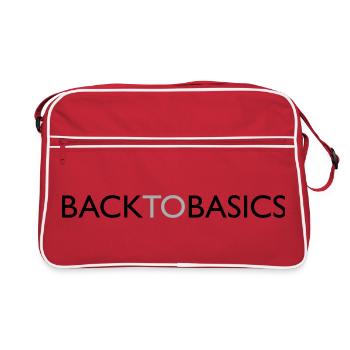 14 Retour à l’essentiel - Sac Retro - rouge/blanc - Devant