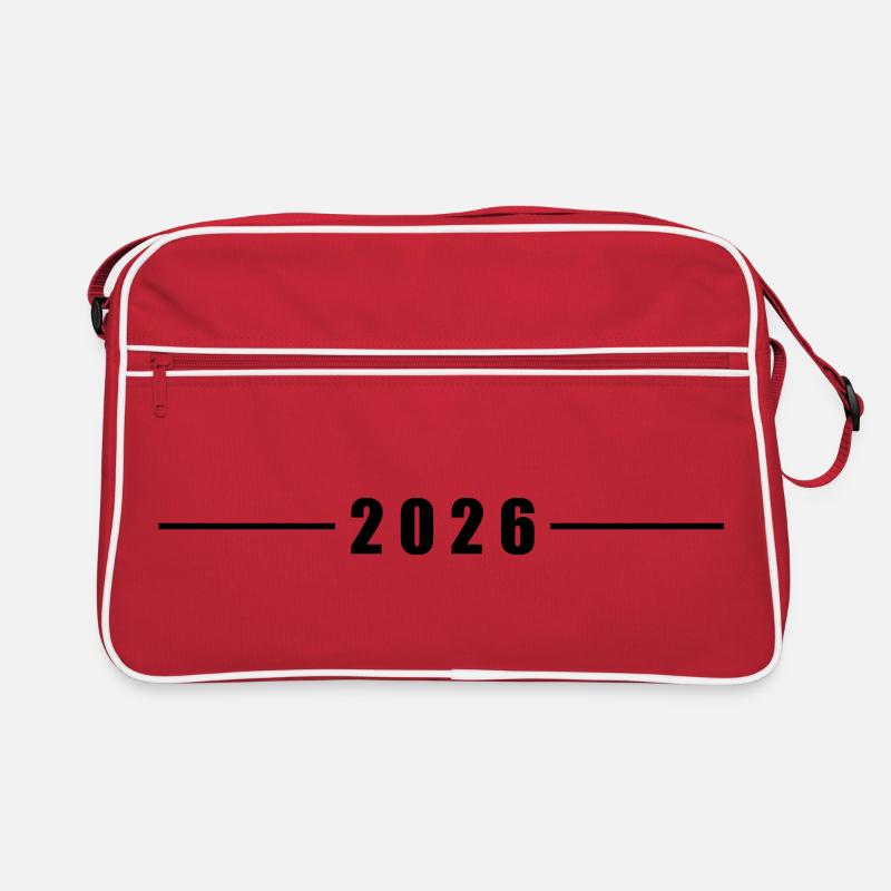 2026 Jahr Retro Tasche