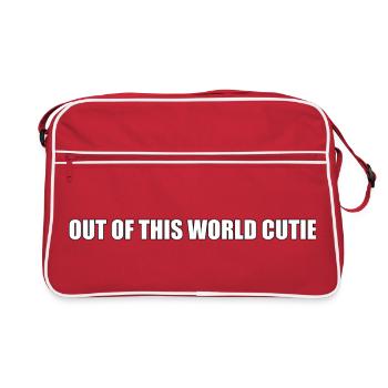 Alien Cutie - Retro Bag - red/white - Front