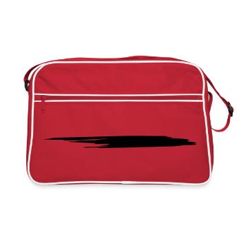 Blobs Stroke Stripe Marker (VECTORGRAPHIC) - Retro Bag - red/white - Front