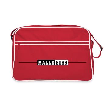 Malle 2026 - Sac Retro - rouge/blanc - Devant