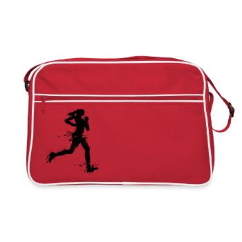 runner female - Sac Retro - rouge/blanc - Devant