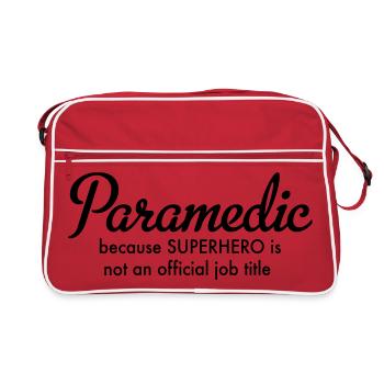 ambulanciers - Sac Retro - rouge/blanc - Devant