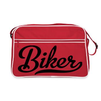 biker - Retro Bag - red/white - Front