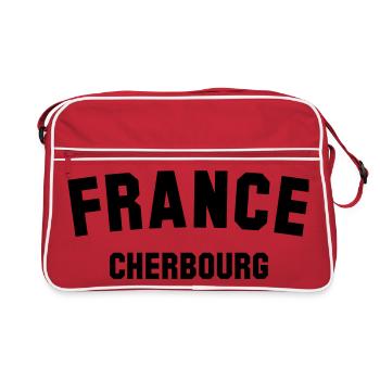 CHERBOURG France Frankreich - Retro Bag - red/white - Front