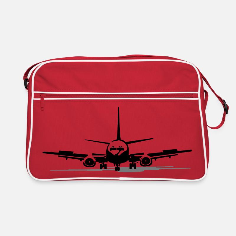 Passagierflugzeug Retro Tasche
