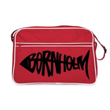 Bornholm - Fish - Retro Bag - red/white - Front