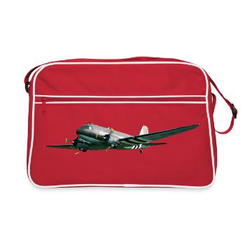 C-47 - Sac Retro - rouge/blanc - Devant