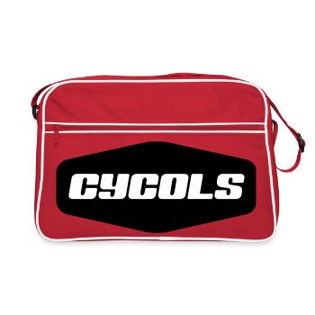 C Y C O L S - Sac Retro - rouge/blanc - Devant