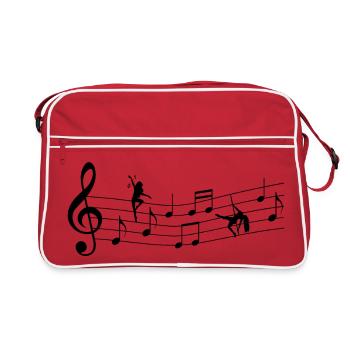 Dance - Retro Bag - red/white - Front