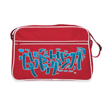 Pour - Retro Bag - red/white - Front