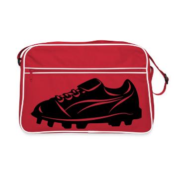 chaussure de football - Sac Retro - rouge/blanc - Devant