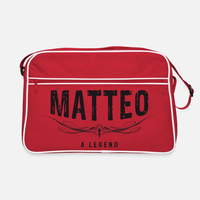 MATTEO A LEGEND décoré Sac Retro