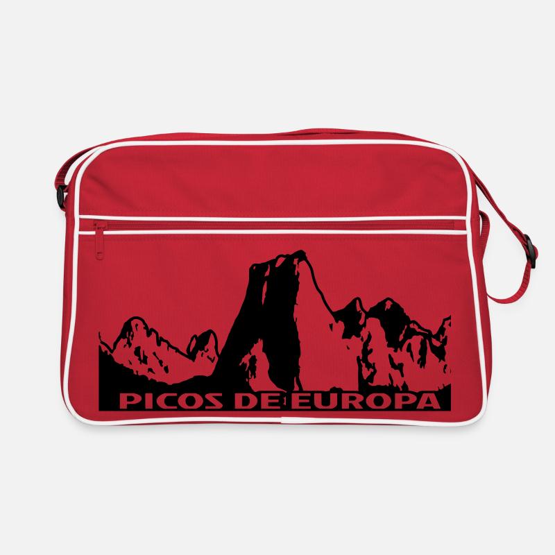 PICOS DE EUROPA - Sac Retro - rouge/blanc