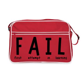 Fail - Retro Bag - red/white - Front
