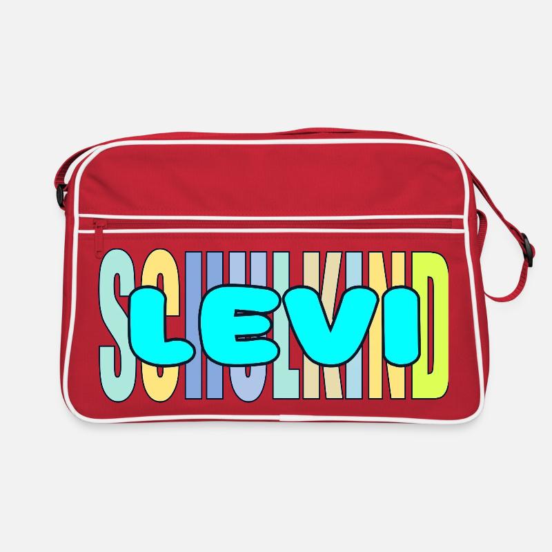 SCHULKIND JUNGENNAME LEVI Retro Tasche