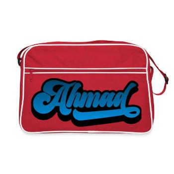 Ahmad - Sac Retro - rouge/blanc - Devant