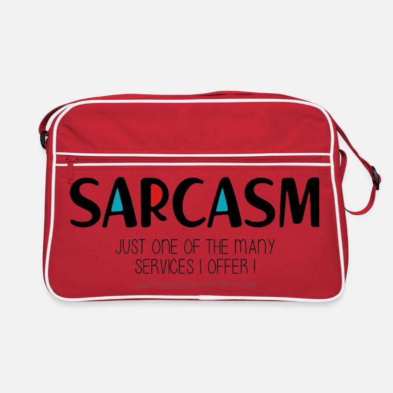 Sarkasmus Retro Tasche