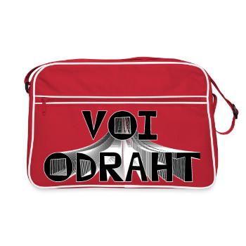 voi odraht - extremely smart, cunning, cunning - Retro Bag - red/white - Front