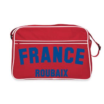 ROUBAIX France Frankreich - Retro Bag - red/white - Front