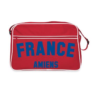 AMIENS France Frankreich - Retro Bag - red/white - Front