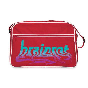 Brainrot – Esthétique Vaporwave trippante - Sac Retro - rouge/blanc - Devant