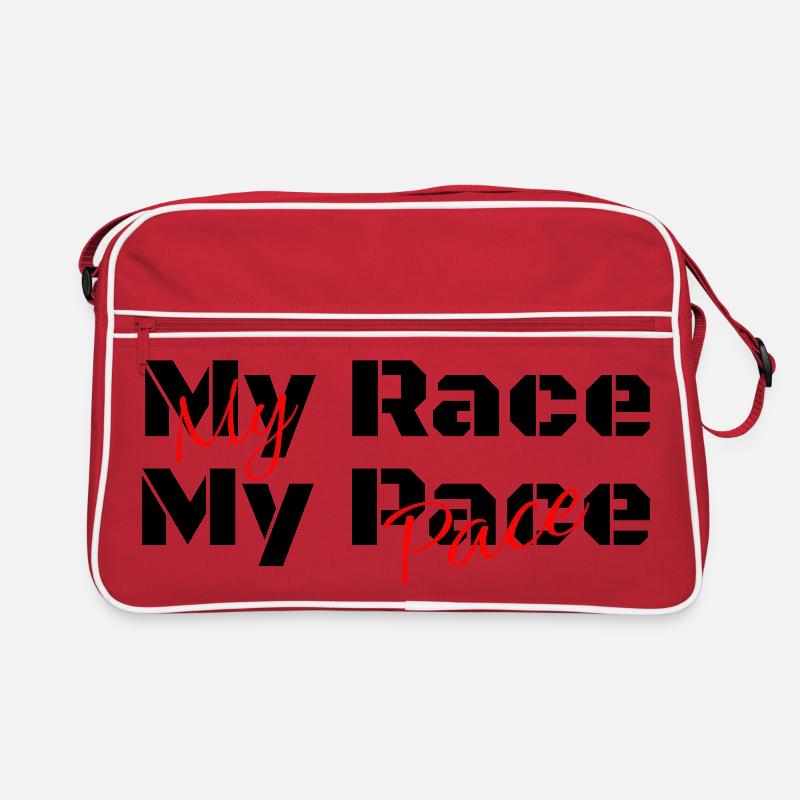My Race my Pace - You set your pace Retro Bag