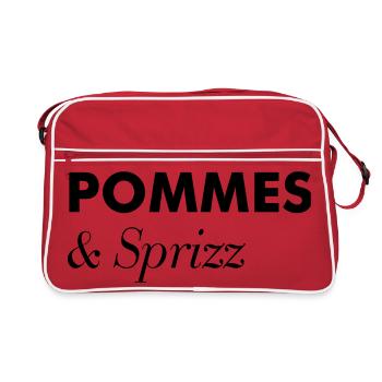 French Fries Sprizz Summer Excursion - Retro Bag - red/white - Front