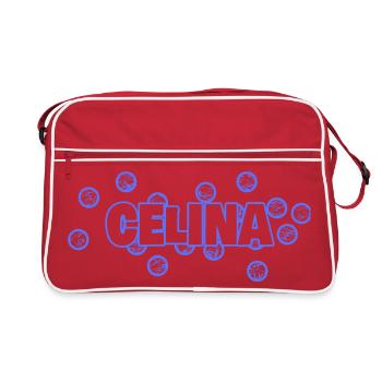 Celina as Love - Retro Bag - red/white - Front