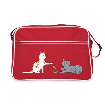 Cat-ritable - Retro Bag - red/white - Front