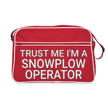 Opérateur de chasse-neige Trust Me Conducteur de chasse-neige - Sac Retro - rouge/blanc - Devant