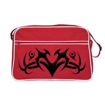 Tribal 8 par Helfspawn - Sac Retro - rouge/blanc - Devant