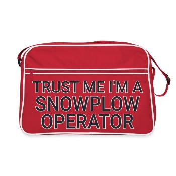 Opérateur de chasse-neige Trust Me Conducteur de chasse-neige - Sac Retro - rouge/blanc - Devant