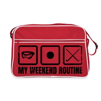 Fin de semaine de hockey sur gazon - Sac Retro - rouge/blanc - Devant