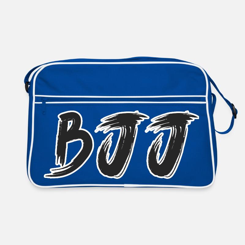 BJJ Schwarzer Gürtel – Jiu Jitsu Rang Design Retro Tasche