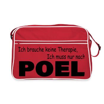 Thérapie POEL - Sac Retro - rouge/blanc - Devant