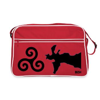 Tri-Crozon - Retro Bag - red/white - Front