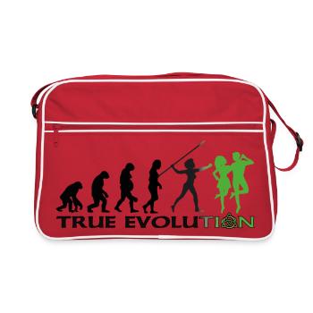 Évolution vers la danse traditionnelle irlandaise - Sac Retro - rouge/blanc - Devant