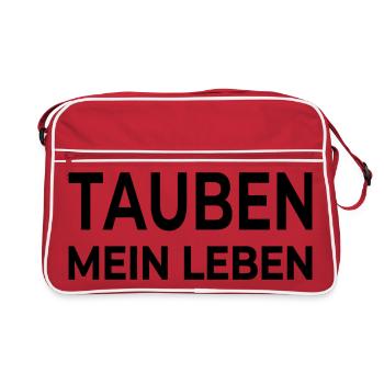 Doves - Retro Bag - red/white - Front