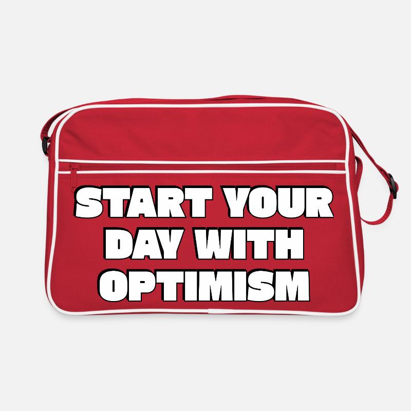 Start Your Day With Optimism Retro Bag