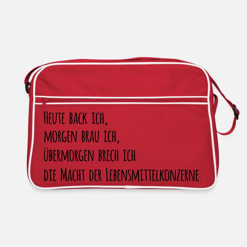 Heute back ich Retro Tasche