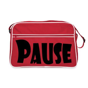 Pause - Sac Retro - rouge/blanc - Devant