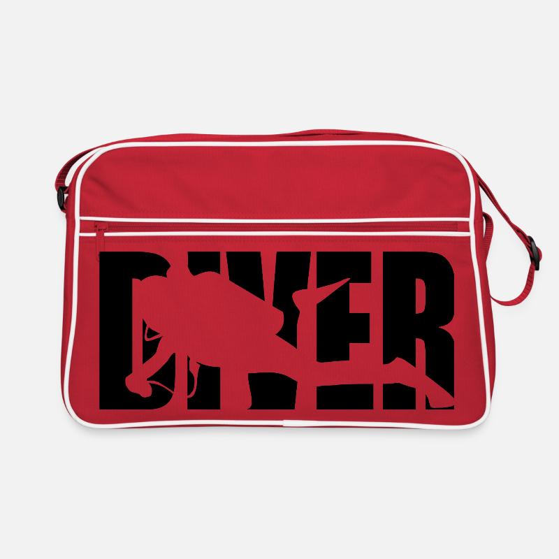 Classic Diver Design – Depth & Adventure Retro Bag