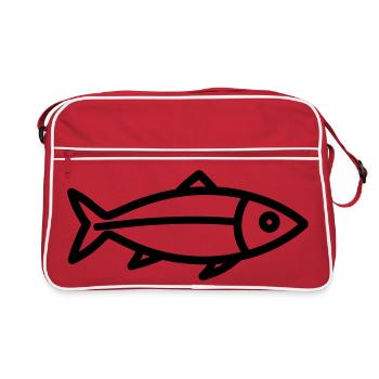herring - Retro Bag - red/white - Front